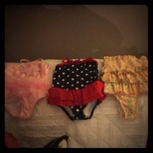 Three 18 months swimsuits baby girl